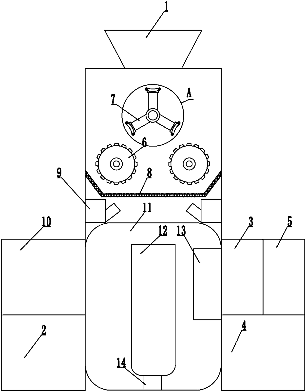 Waste PCB board pyrolyzation device