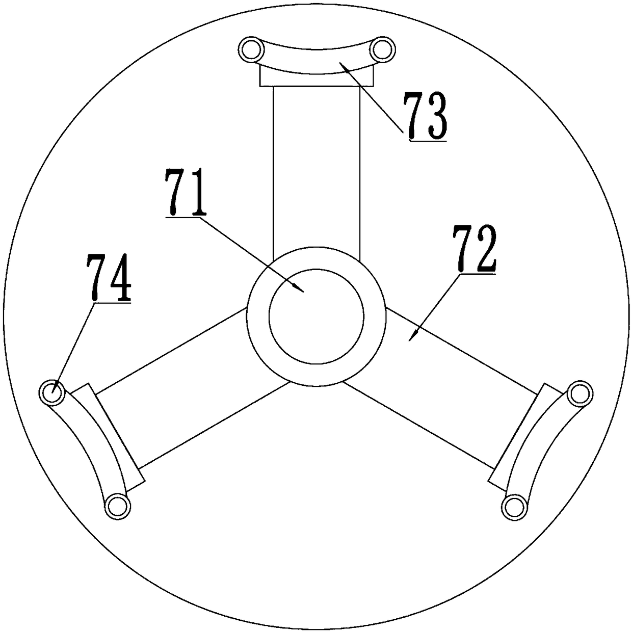 Waste PCB board pyrolyzation device