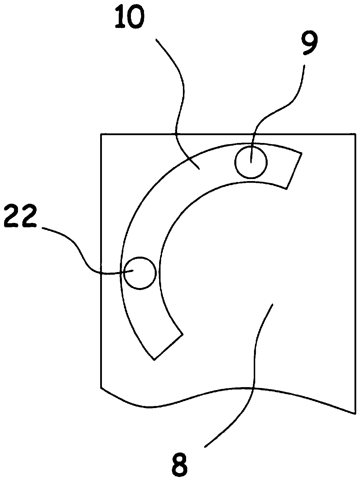 Dust-free stripping device for environment-friendly coating