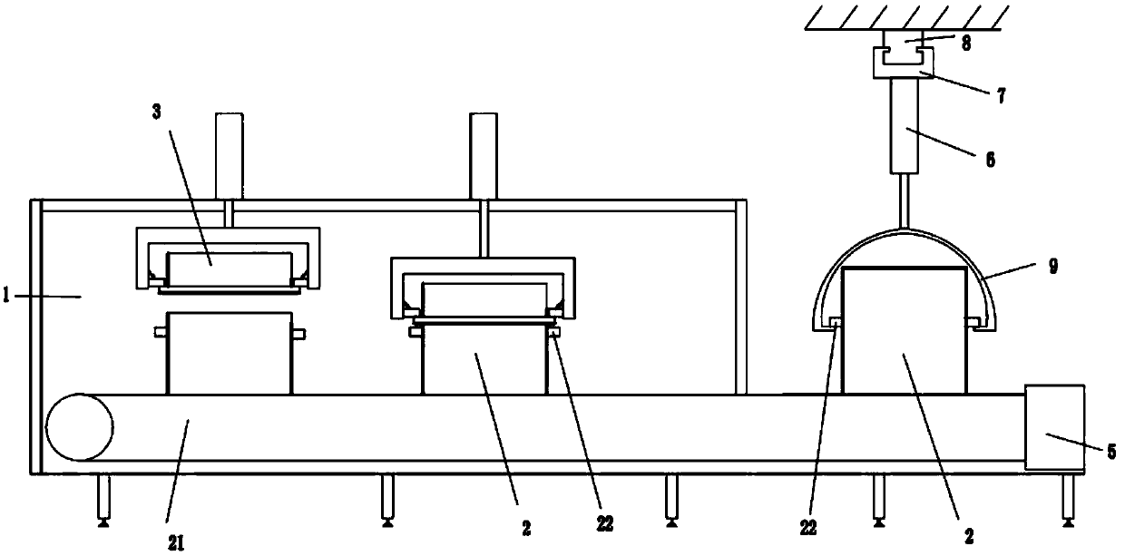 Material melting device