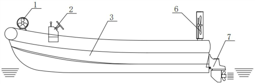 Automatic fixed-point delivery type dual-power yacht and using method thereof