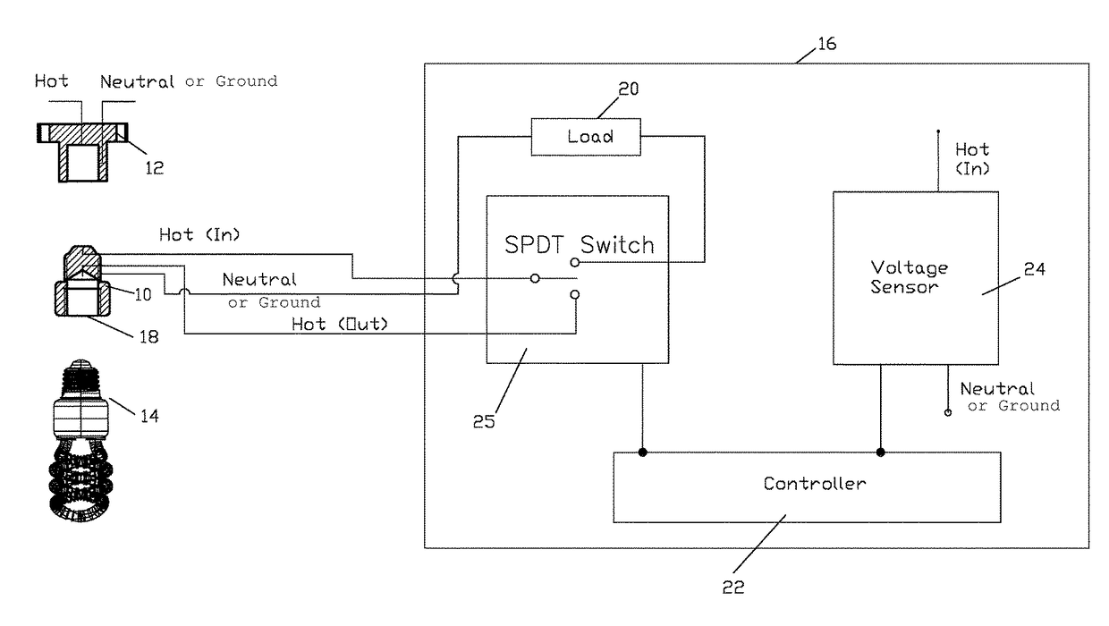 Anti-flicker apparatus for motion detector