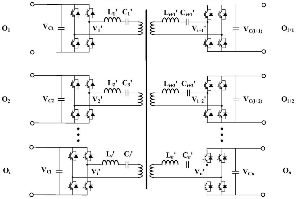 Multi-winding high-frequency magnetic coupling converter and power decoupling control method thereof