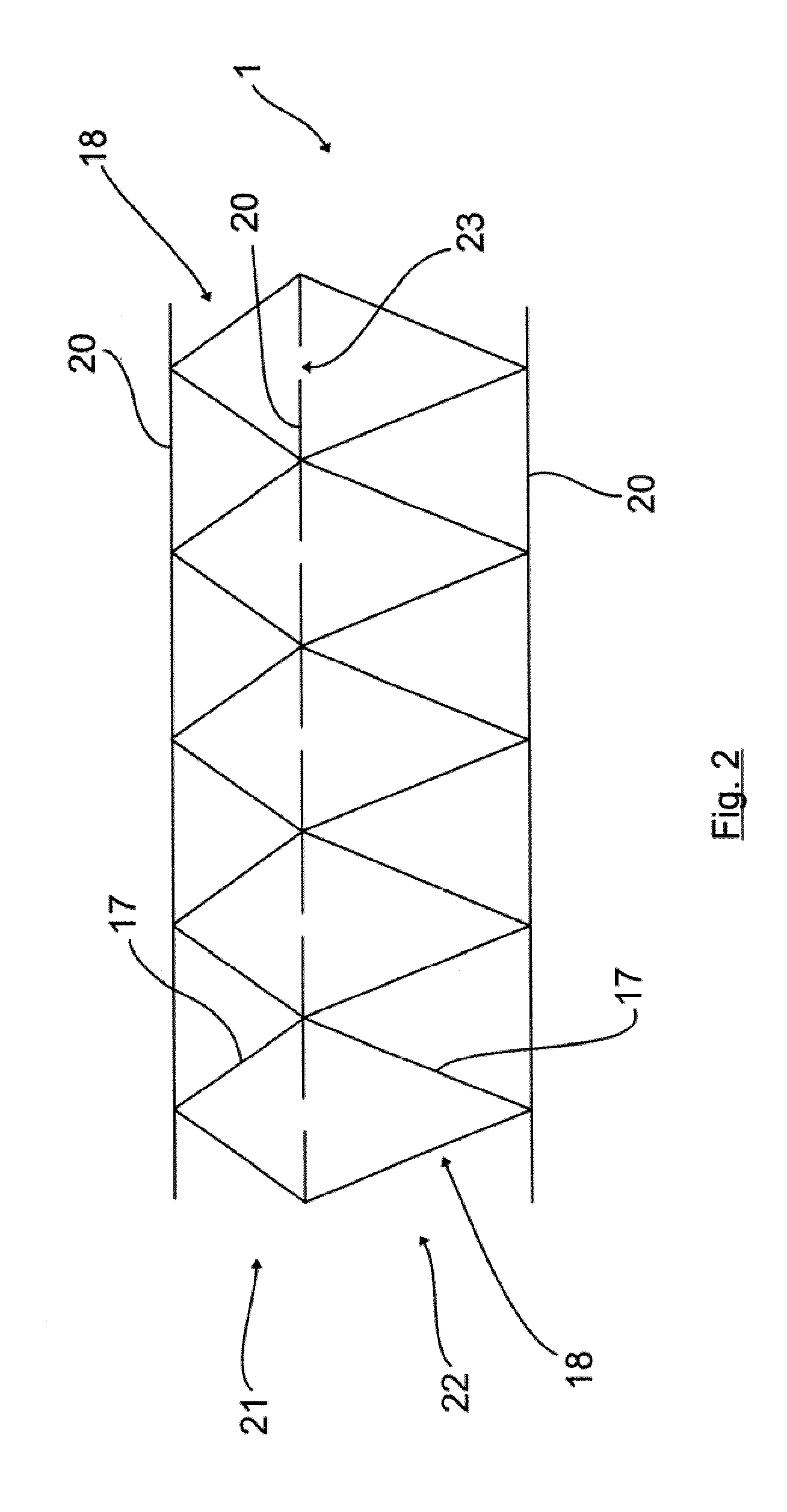 Particle Separator and Method for Removing Particles from an Exhaust Gas Stream of an Internal Combustion Engine