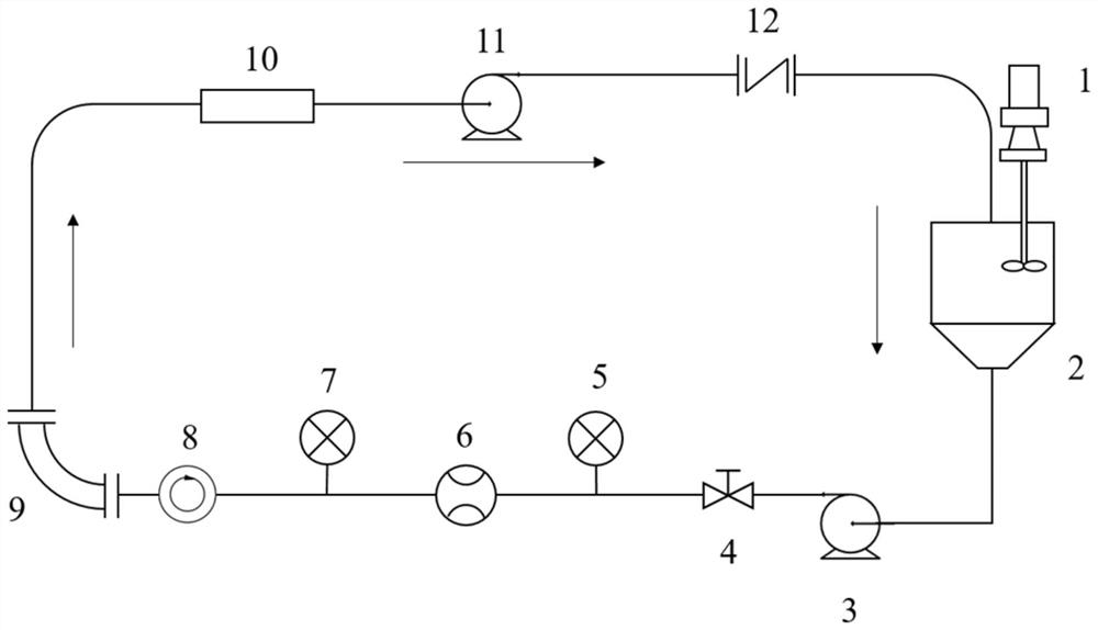 Experimental system for testing association rule of particle concentration and surface damage