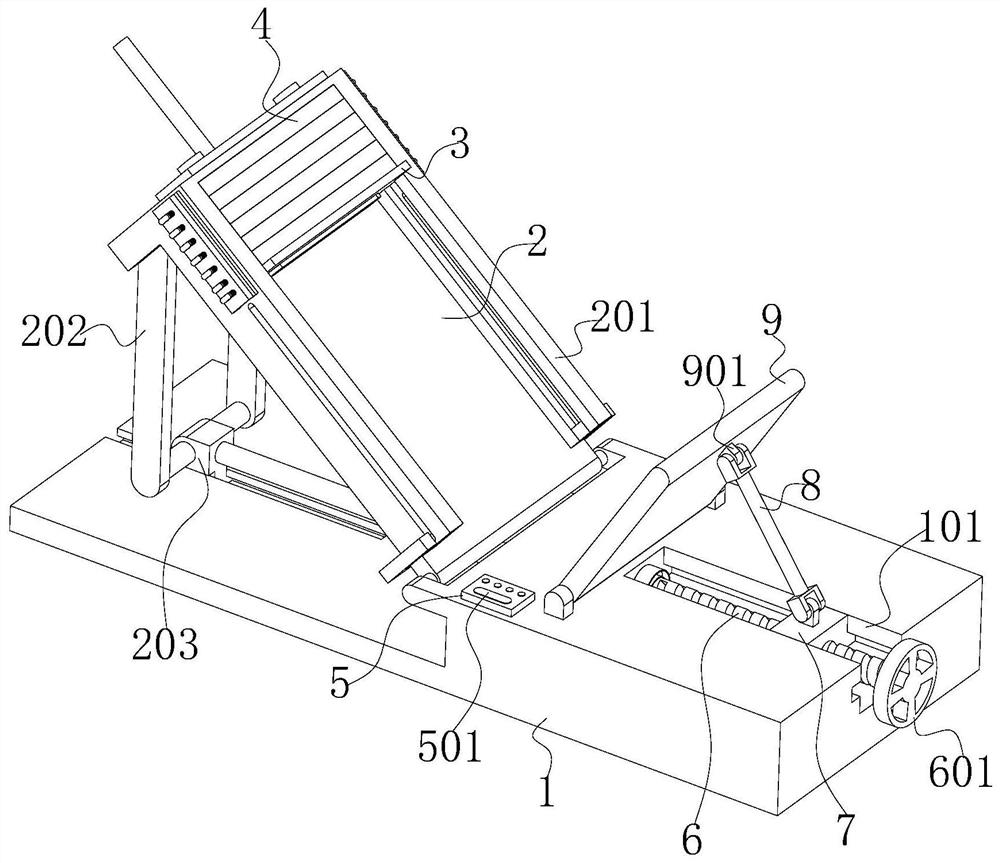 Leg training device for athletes in track and field