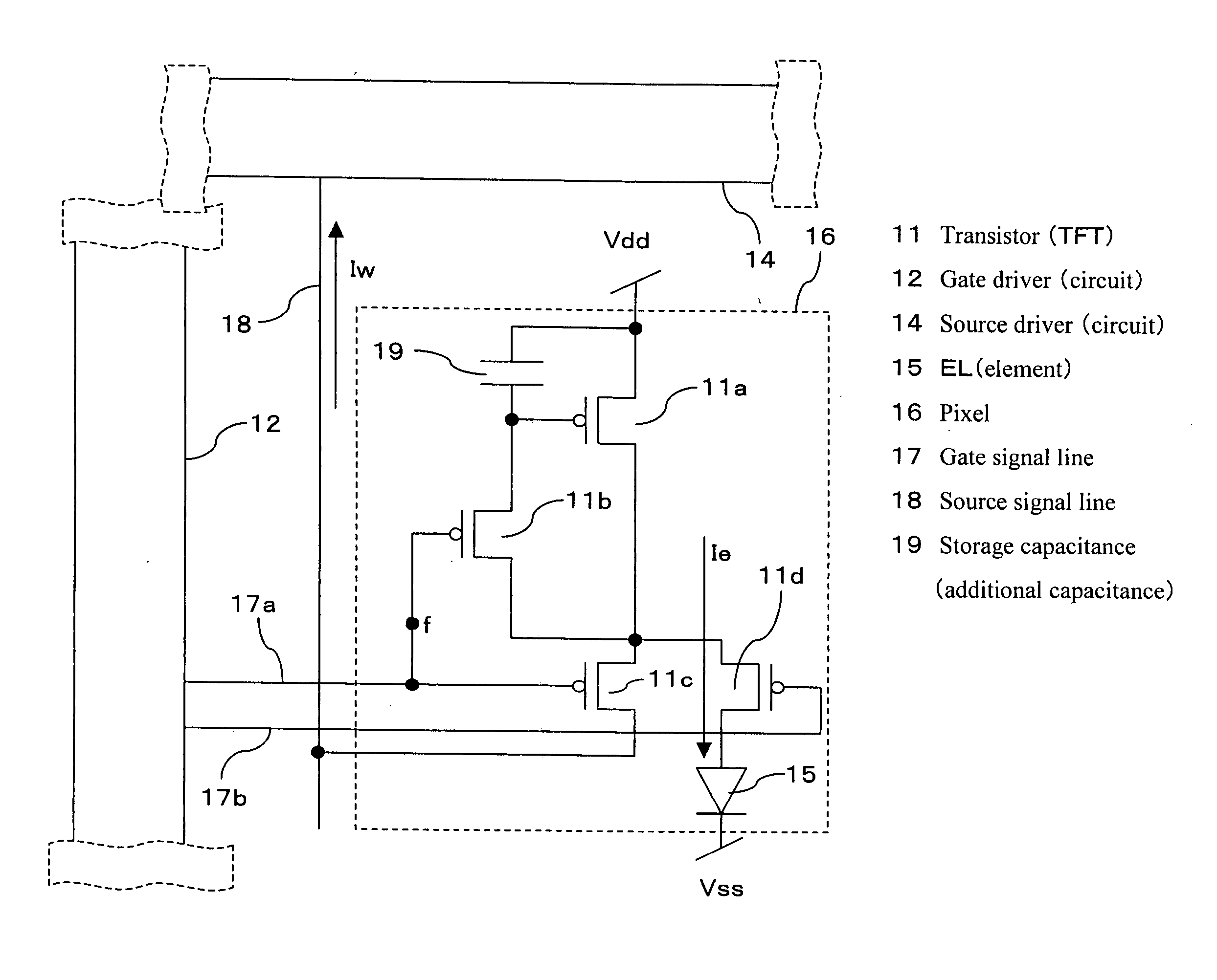 EL display apparatus and drive method of EL display apparatus