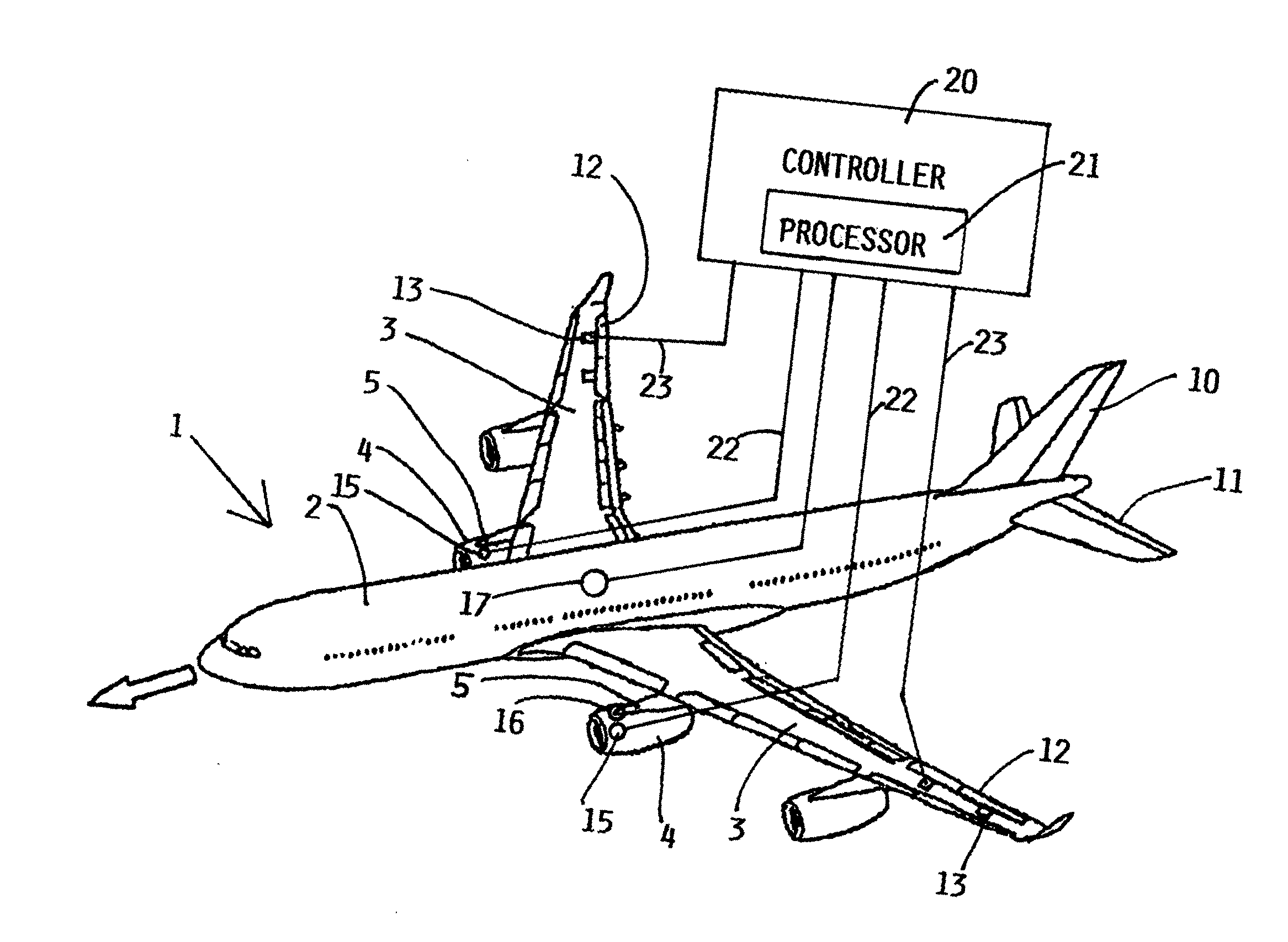 Method and system for reducing engine induced vibration amplitudes in an aircraft fuselage