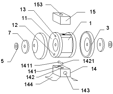 Three-ball diaphragm pump with composite shaft