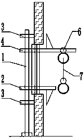 Building escape device mount