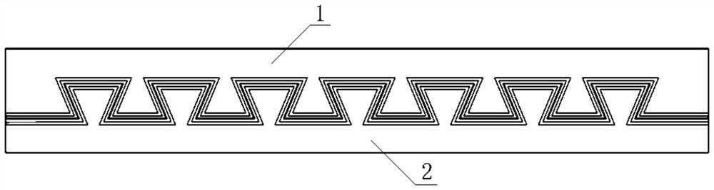 Dissimilar metal connection structure and manufacturing method of transition lead for titanium coil rolling