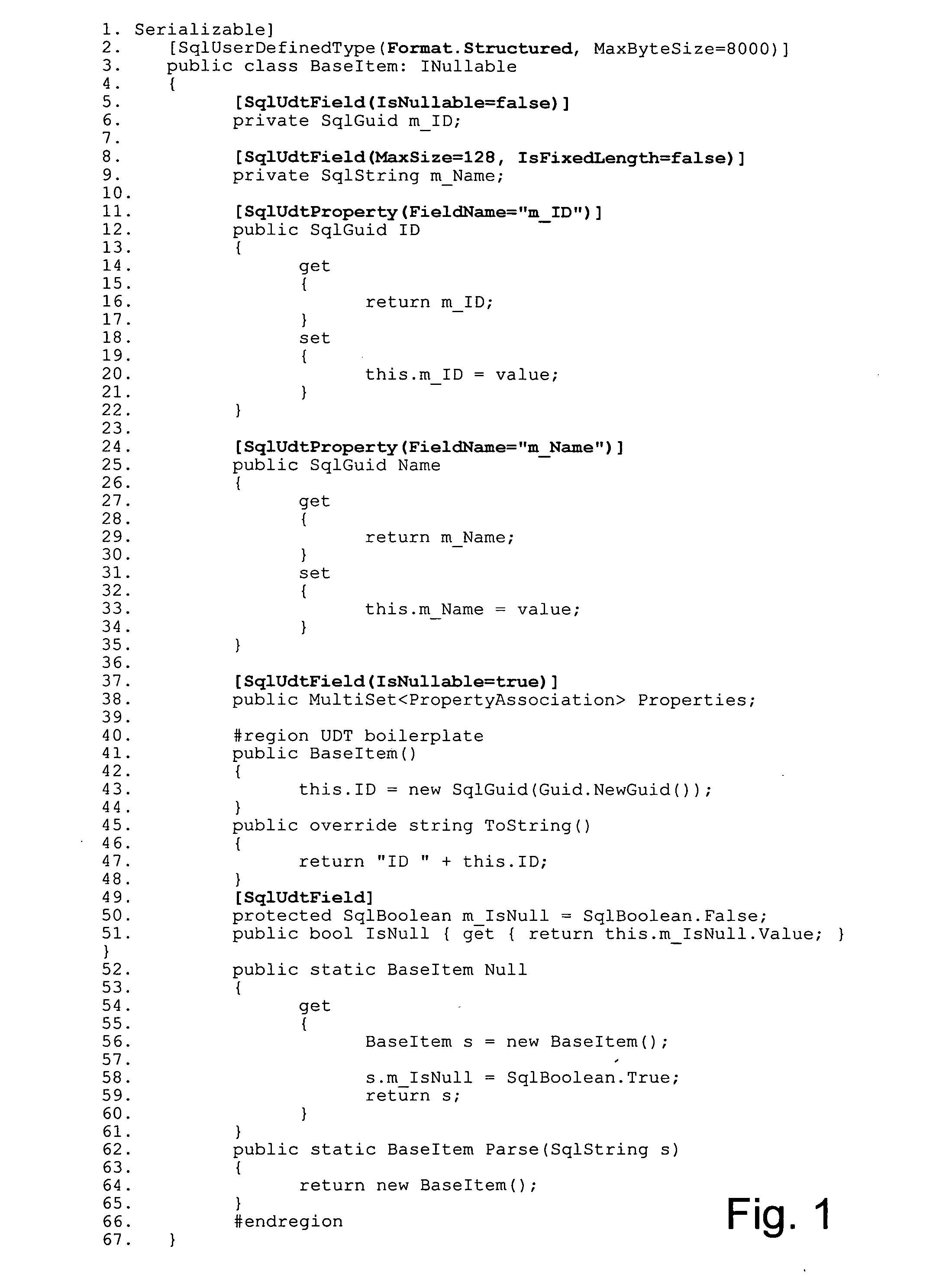 System and method for delayed fetching of designated members of a user defined type