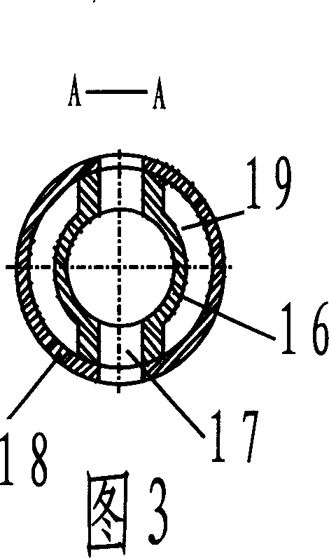 Layered pipe column for squeeze packing sand control process