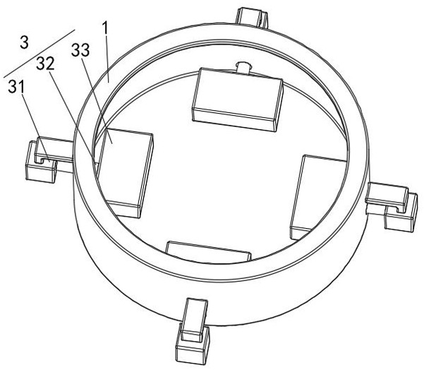 A graphene film etching device