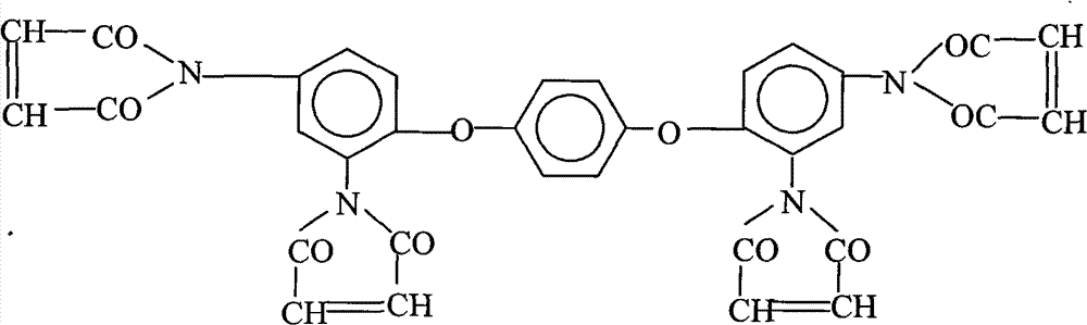 High-temperature-resistant modified polyfunctional epoxy matrix resin for advanced composite material and preparation thereof