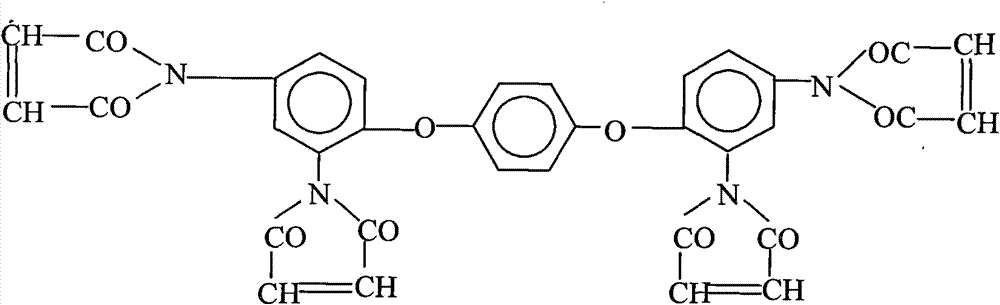 High-temperature-resistant modified polyfunctional epoxy matrix resin for advanced composite material and preparation thereof