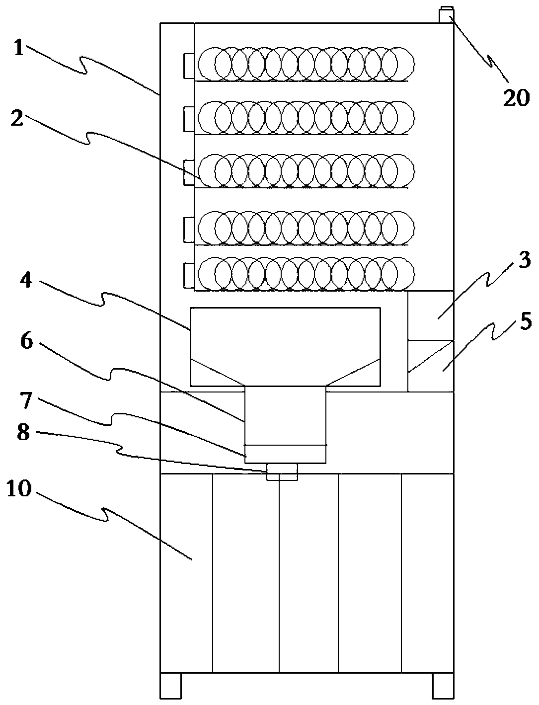 Self-service patient bedding and clothing replacing machine