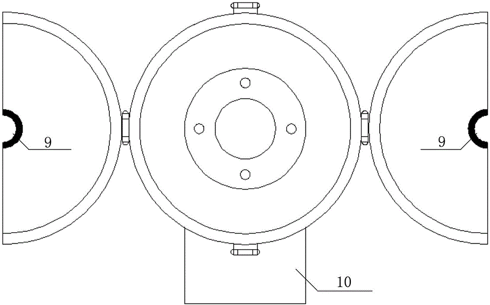 Mop cleaning dewaterer