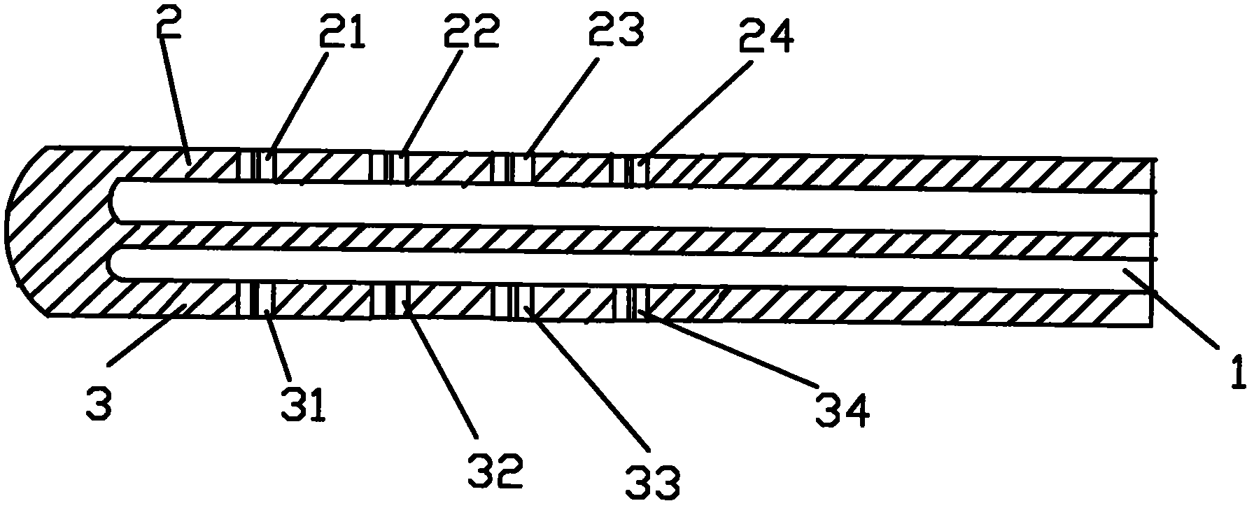 Dual cavity anesthesia catheter