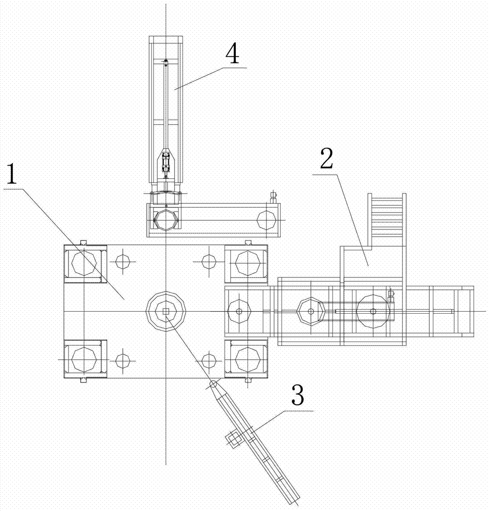 Automatic pressing production line for large explosive grains