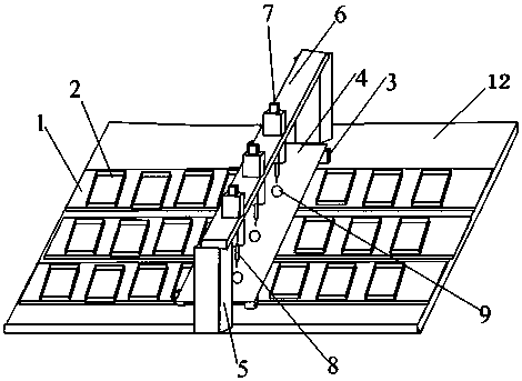 A multi-station rapid acupuncture device for power batteries