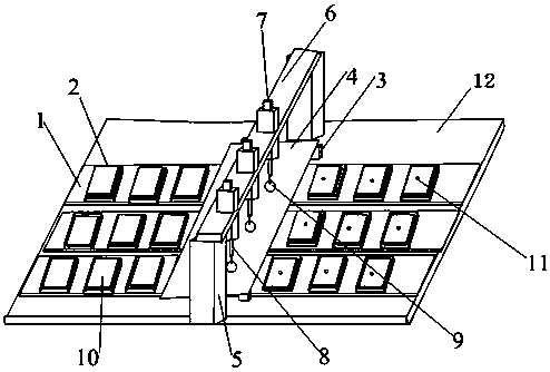 A multi-station rapid acupuncture device for power batteries