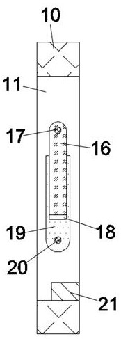 Clothes airing rod capable of preventing high-altitude falling objects from damaging aired objects