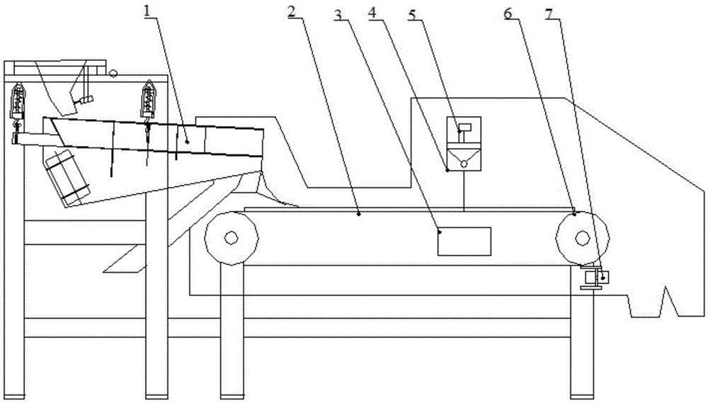 Ore intelligent sorting control system based on ray transmission recognition