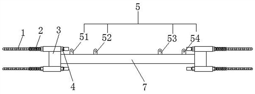 A kind of lifting tool and hoisting method for vertical shaft connection of rod and wire