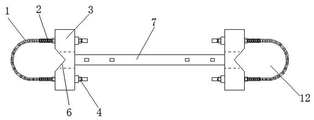 A kind of lifting tool and hoisting method for vertical shaft connection of rod and wire