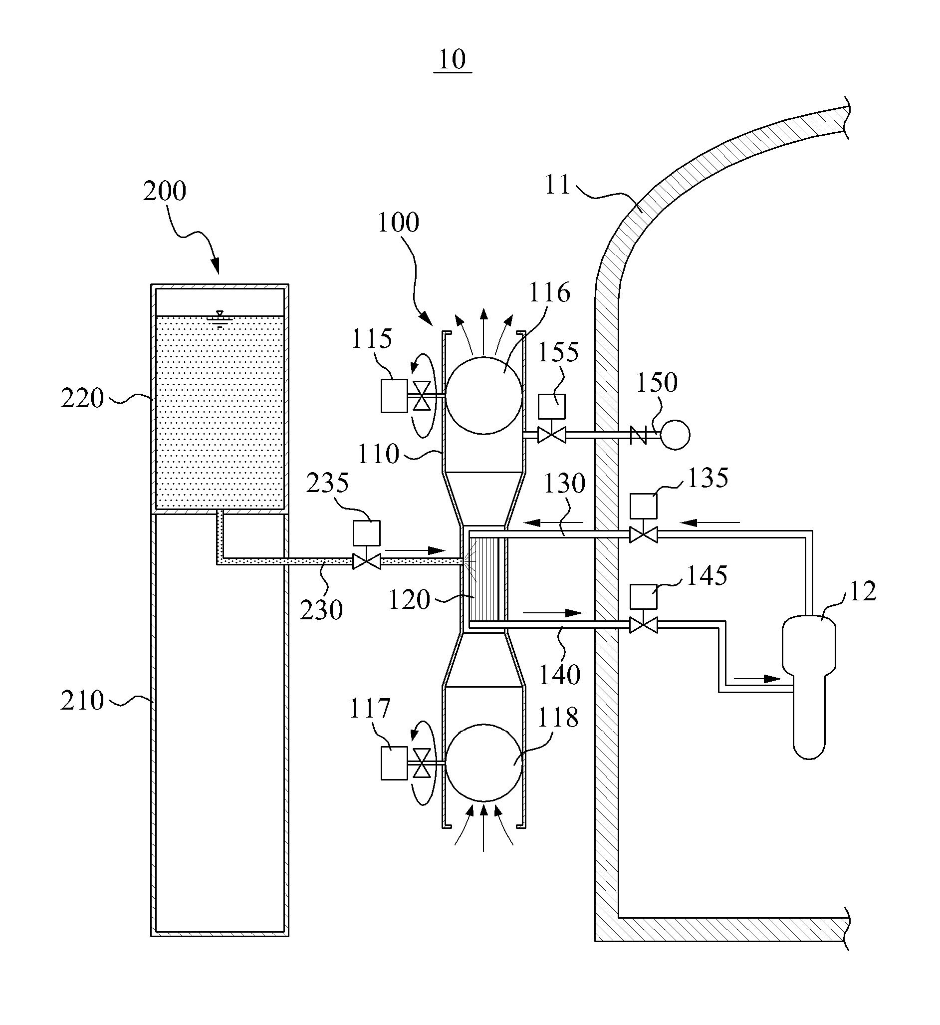 Water-spray residual heat removal system for nuclear power plant