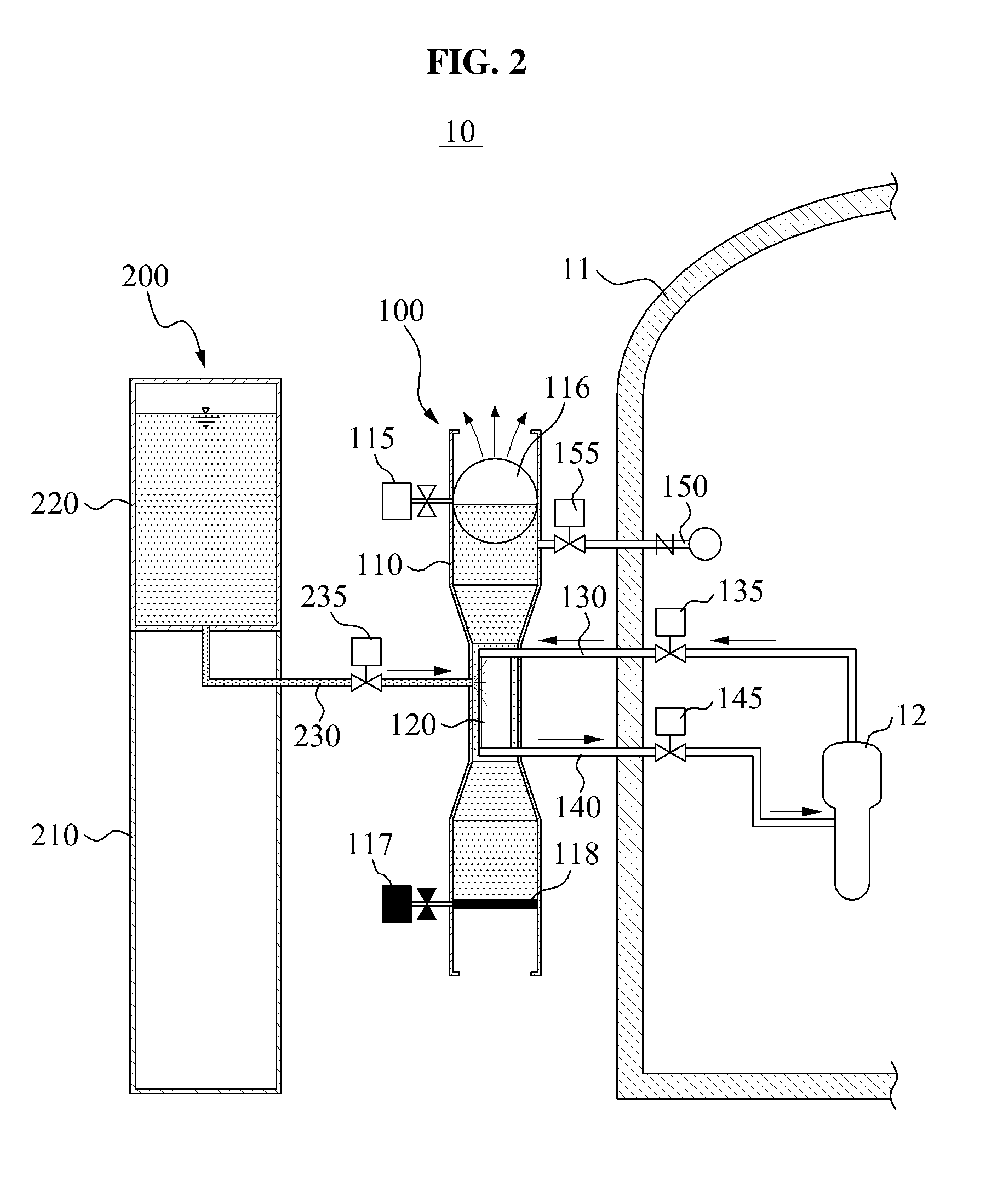 Water-spray residual heat removal system for nuclear power plant