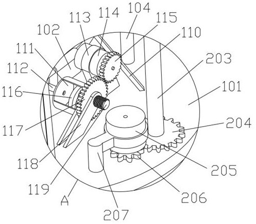 A kind of coconut shell rotary peeling system