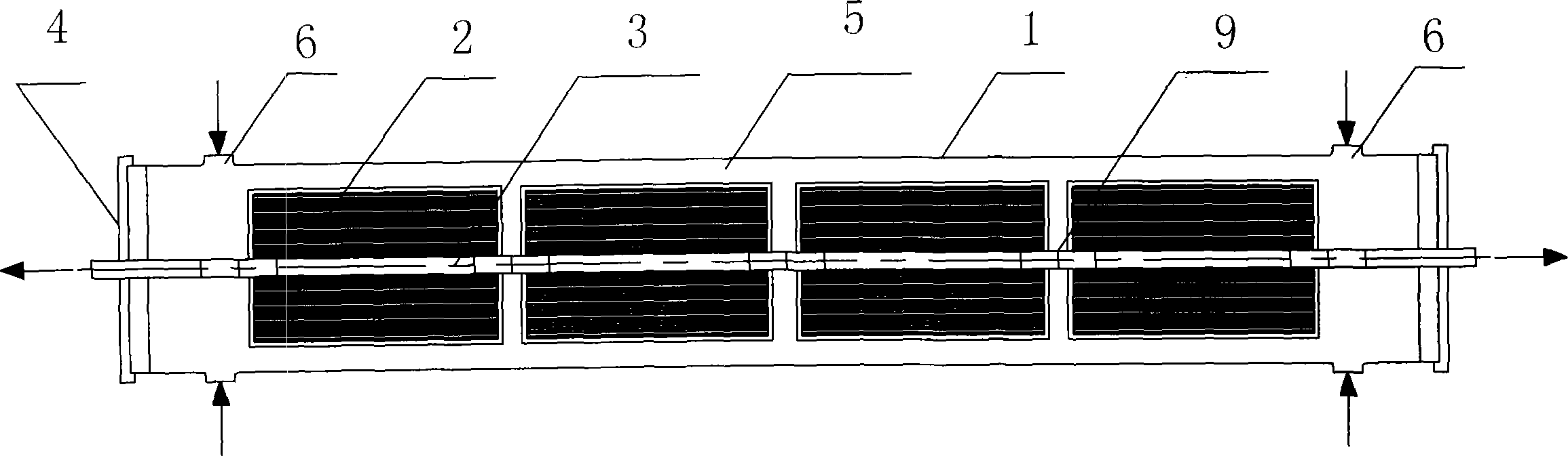 Novel membrane filtering system