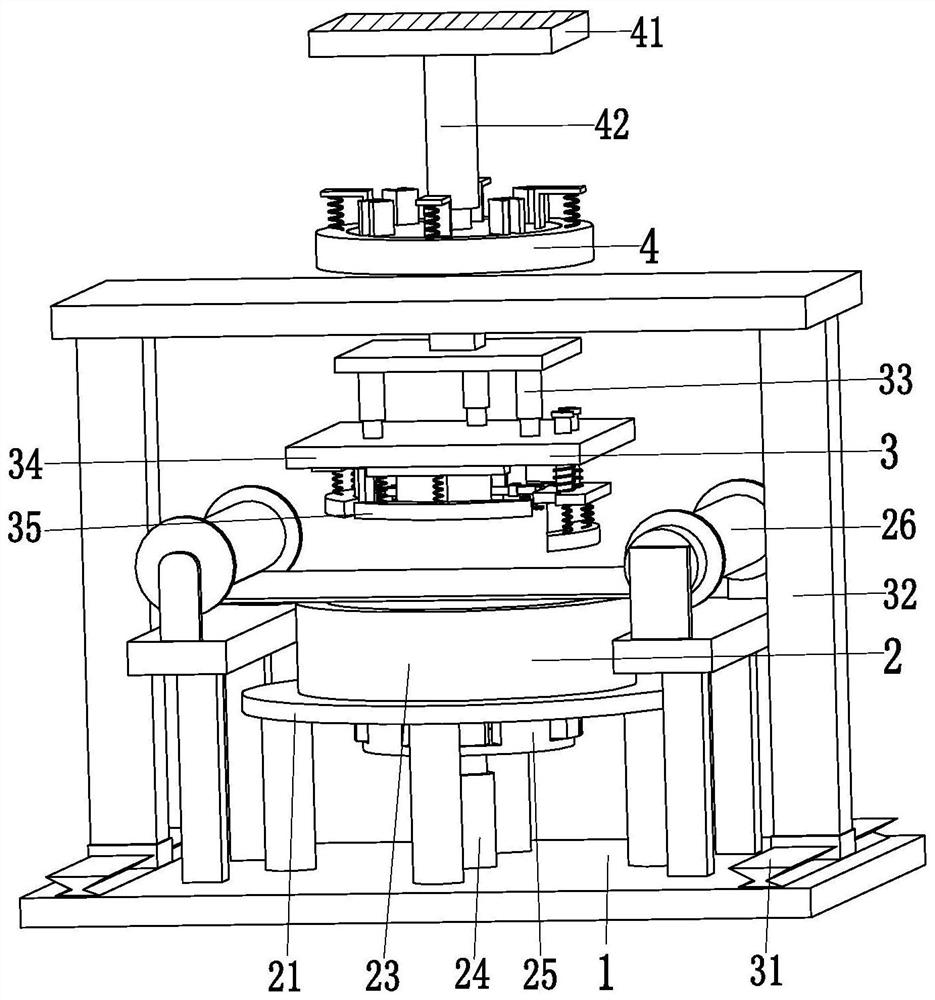 A composite bio-piezoelectric ceramic forming device and forming method thereof