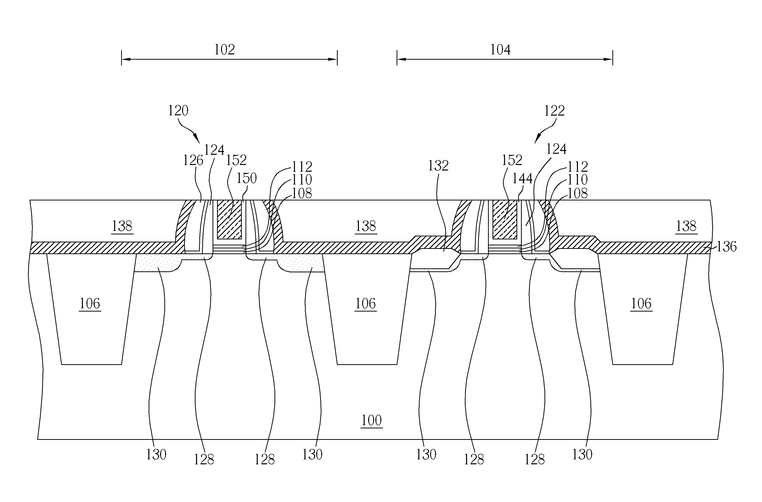 Structure of electrical contact and fabrication method thereof