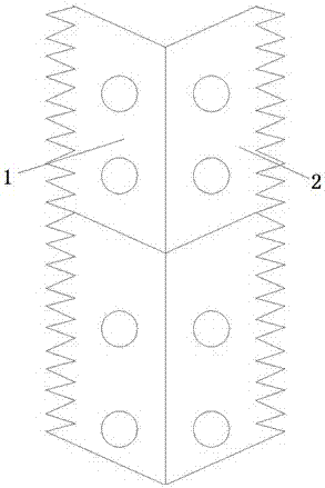 Adjustable Serrated Wing Outside Corner Guards for Plastering Process