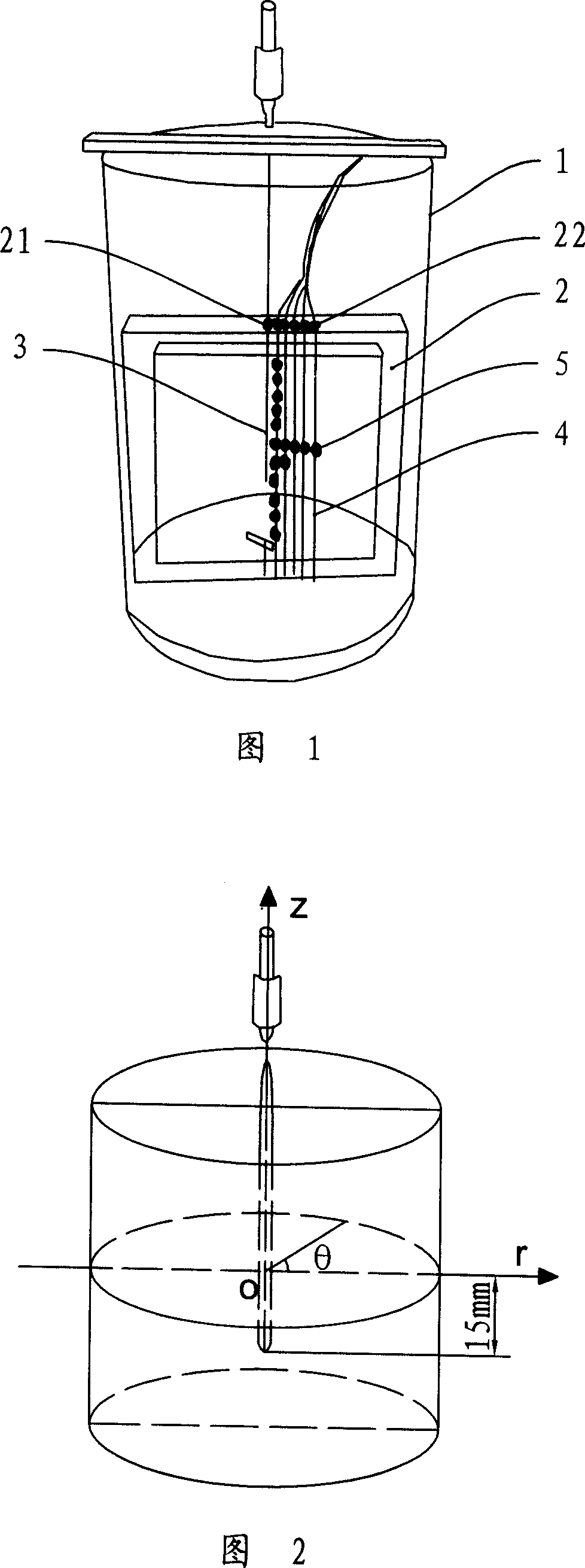 Heat field border displaying method ofr microwave interventional therapy of tumor