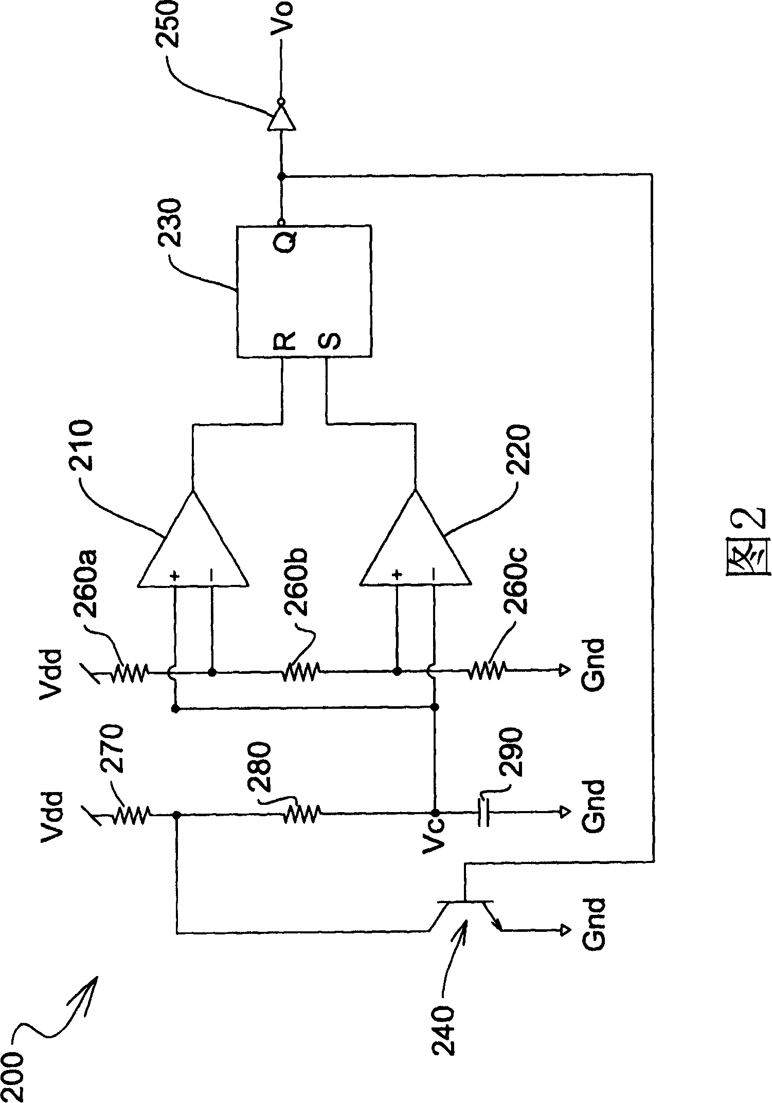 Stable oscillator without influence of temperature variation and power supply voltage variation