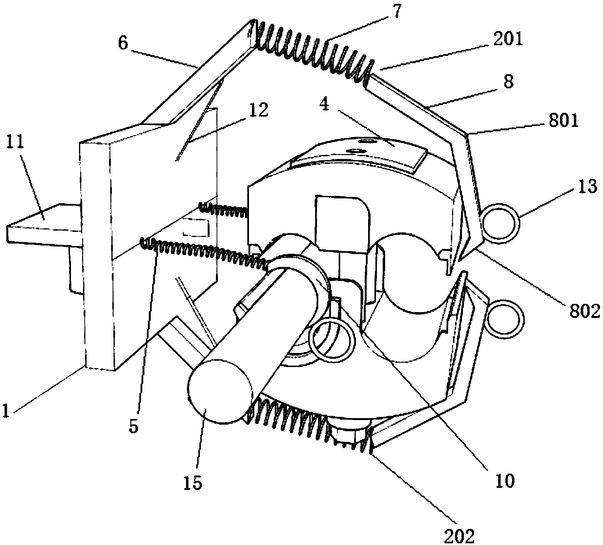 Multi-wire clamp universal live working tool and using method thereof