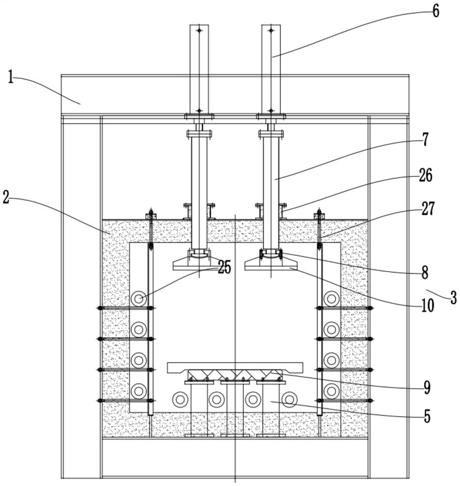 Tempering furnace air duct convenient to maintain and repair