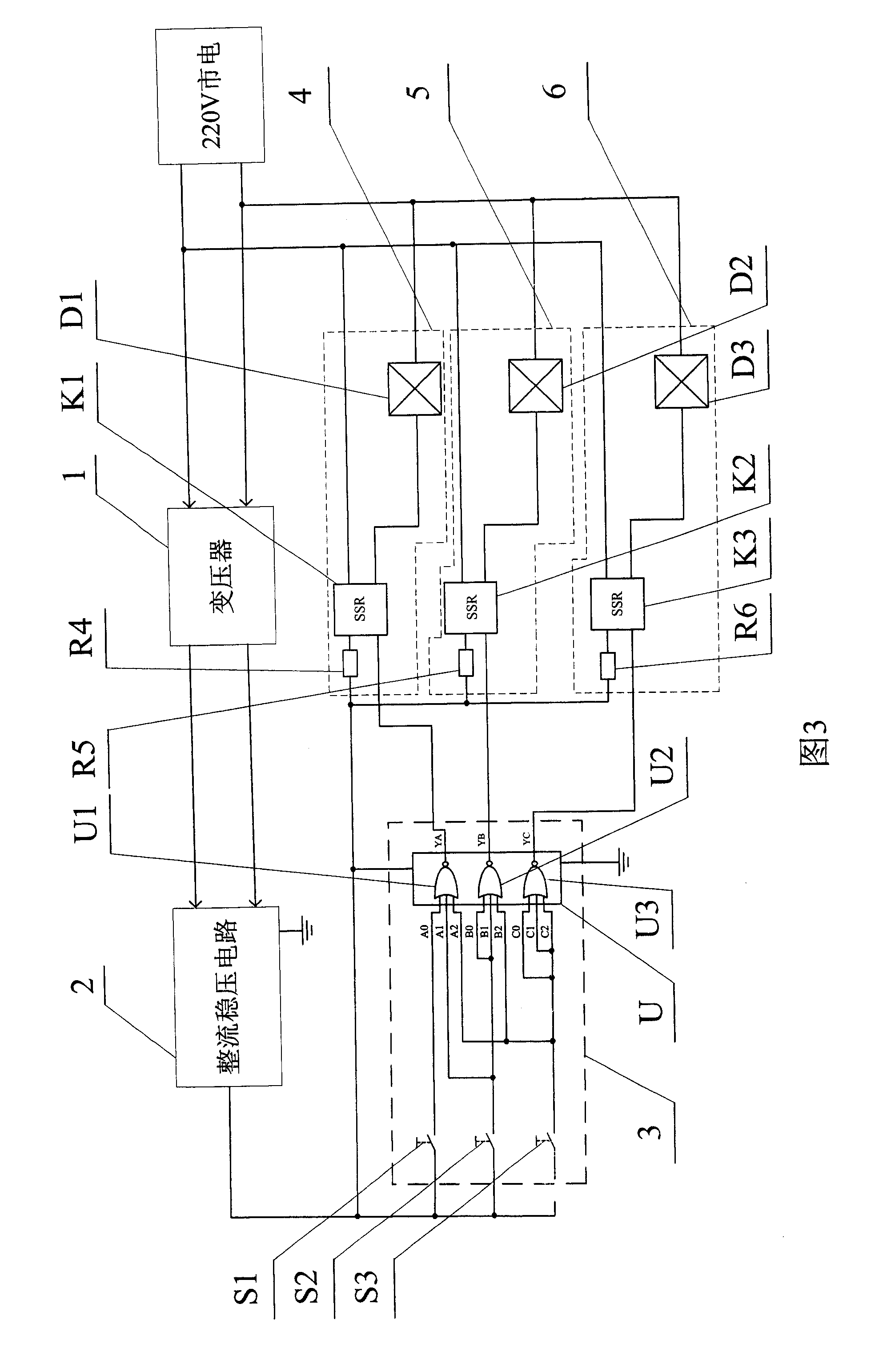 Digital type multiple gears synchronous flow-control system