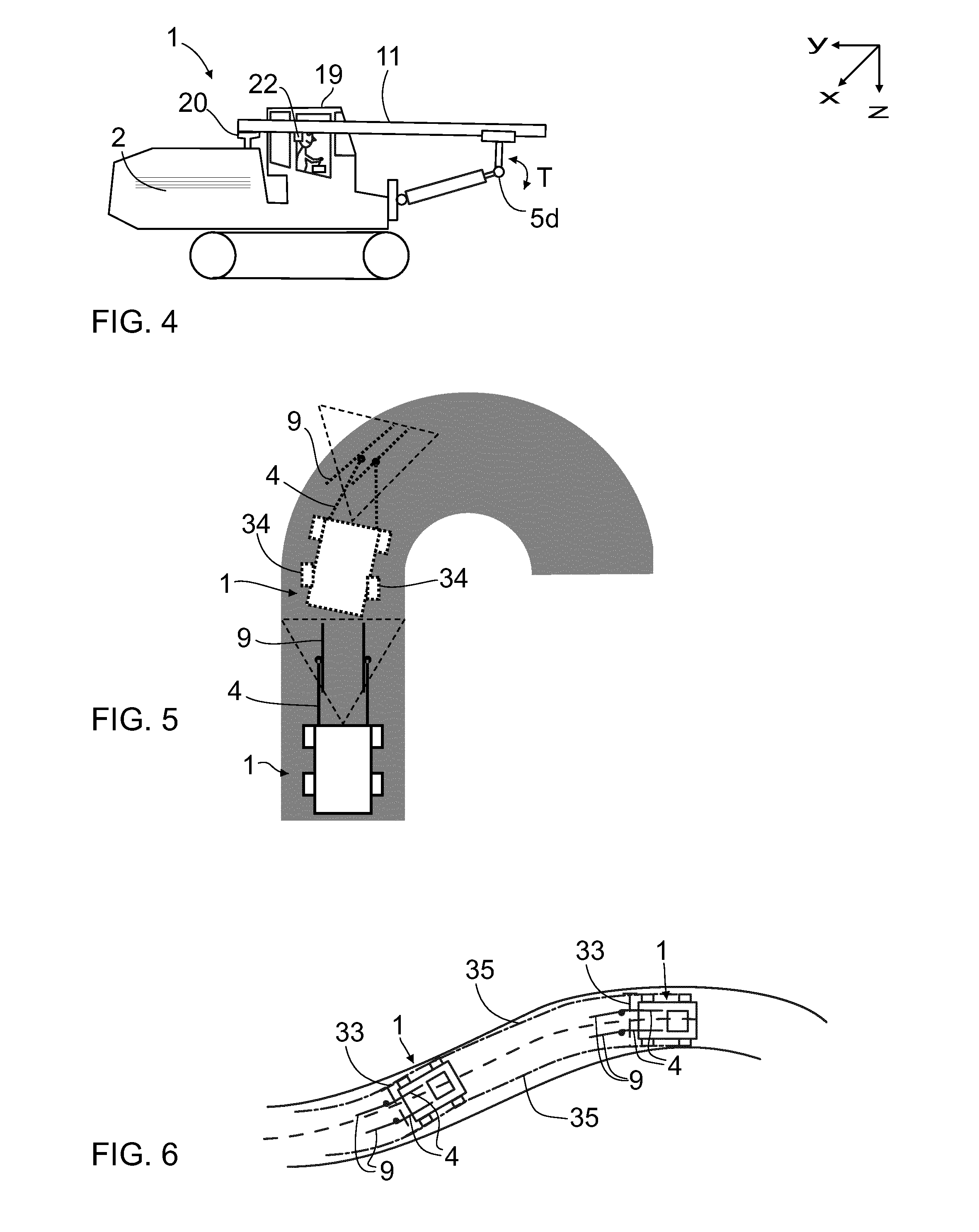 Method and control system for a mining vehicle and a mining vehicle