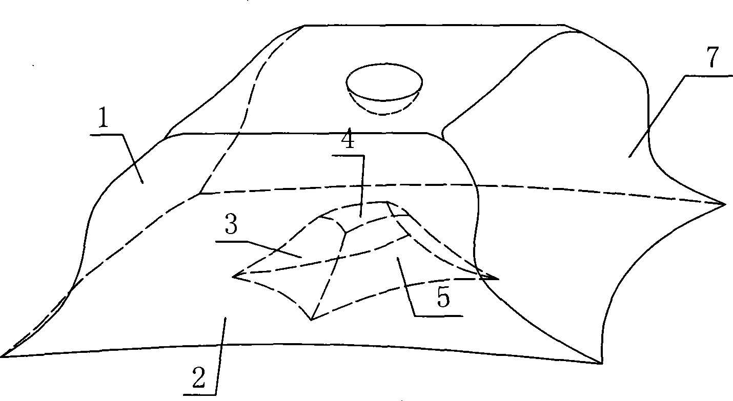 Lens of LED light source for road lamp and road lamp using the same