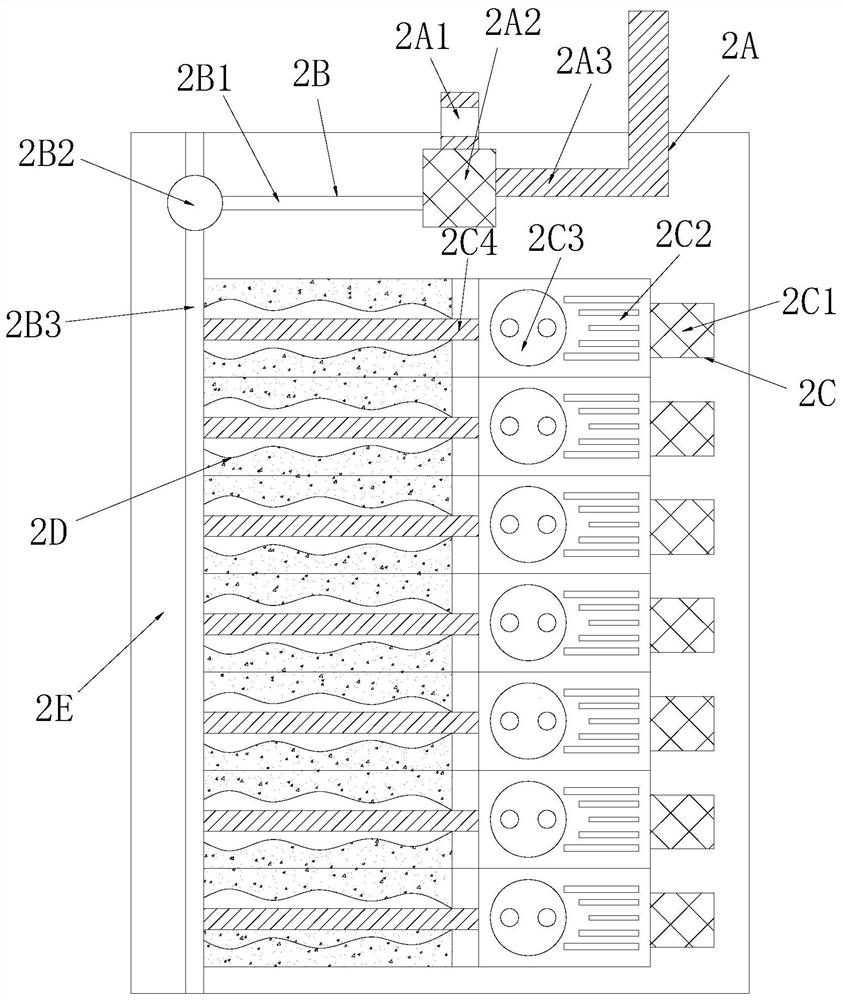 A pipeline for conveying capacitors