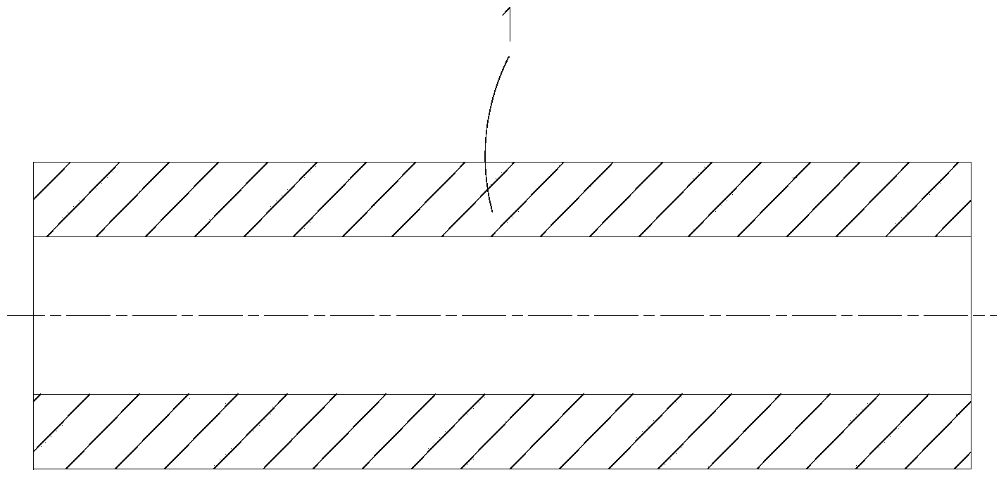 Method for machining hub shaft tube