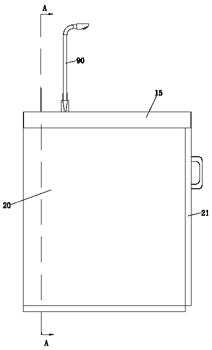 Kitchen wash basin assembly with sterilization and odor removing module