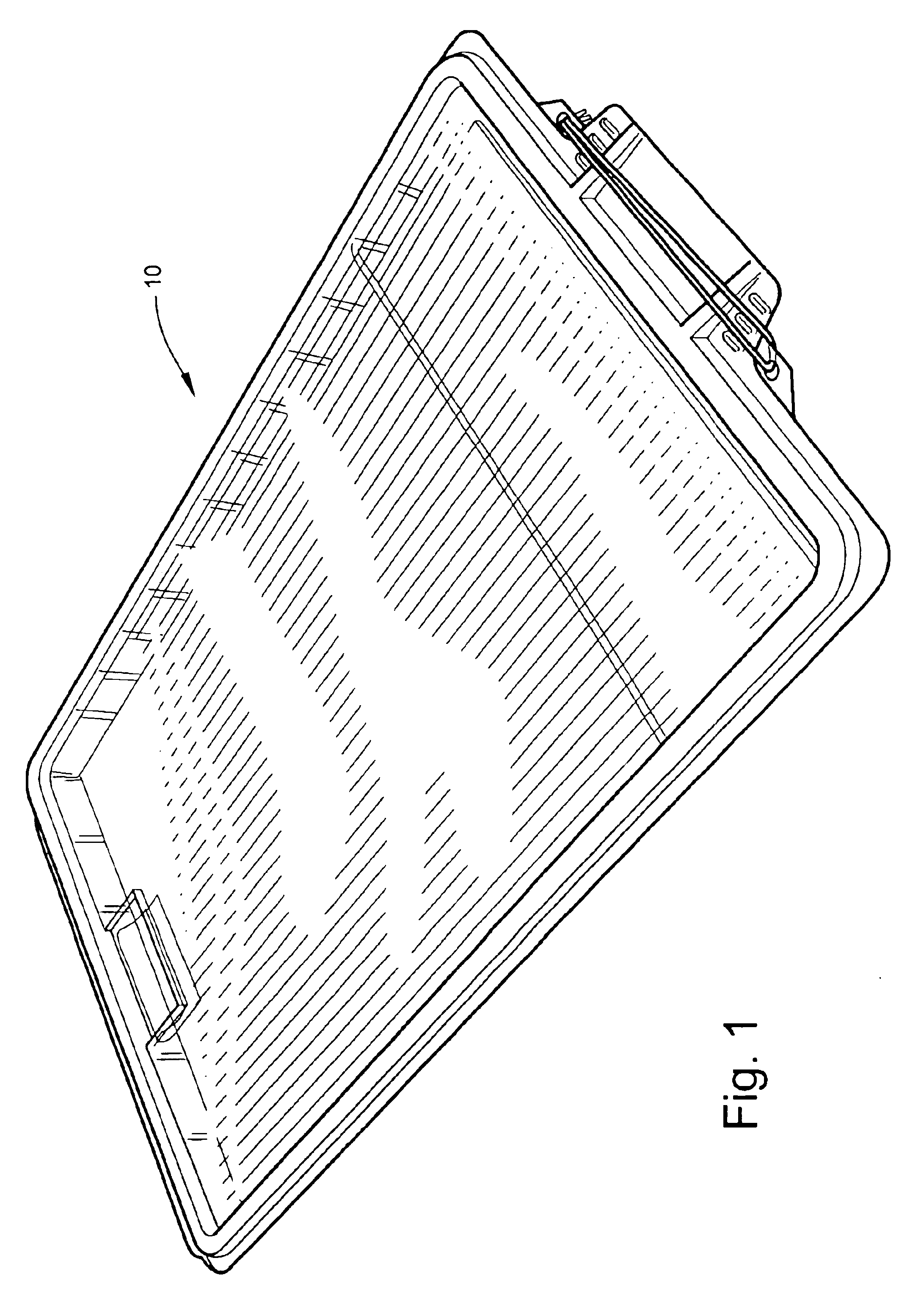 Weather resistant document case