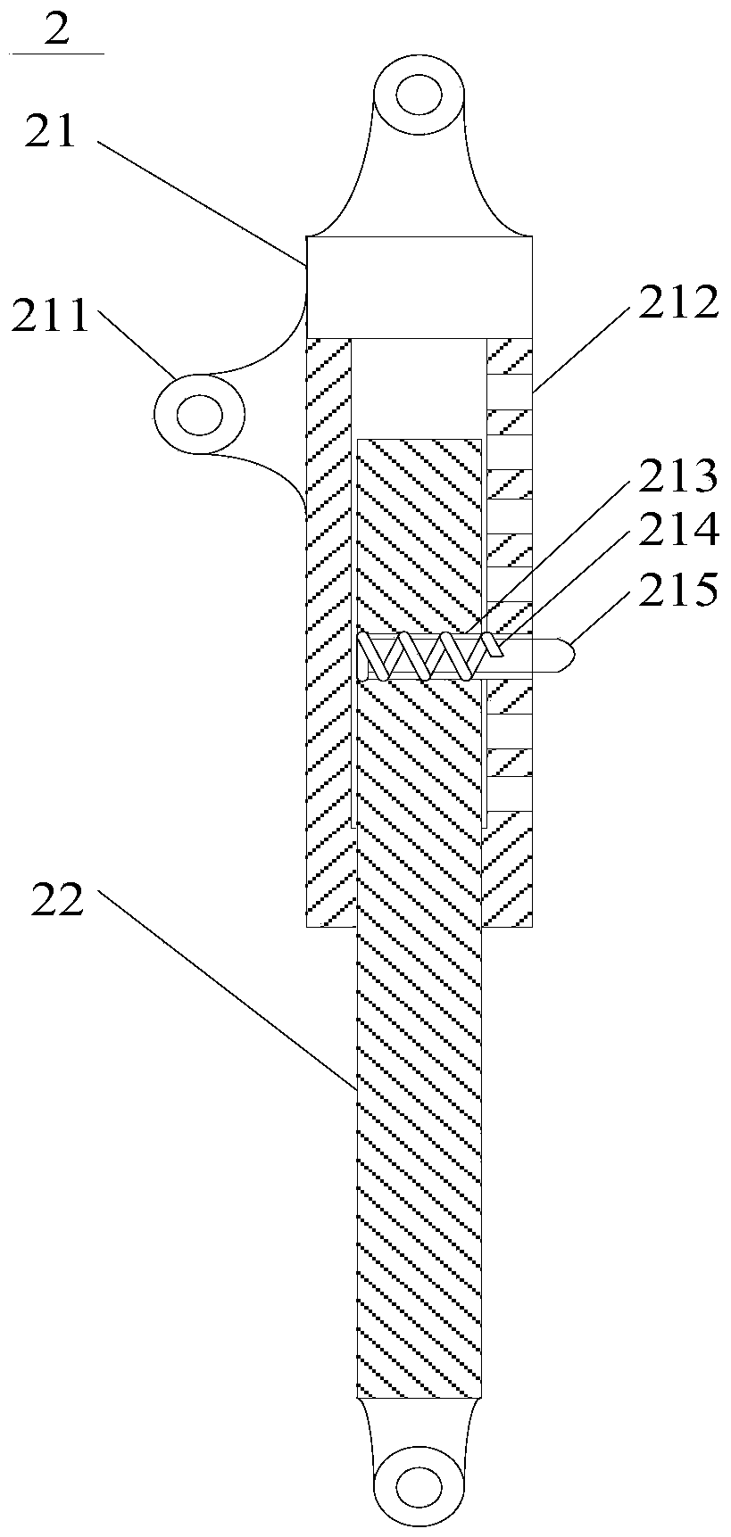 A support device and a jack