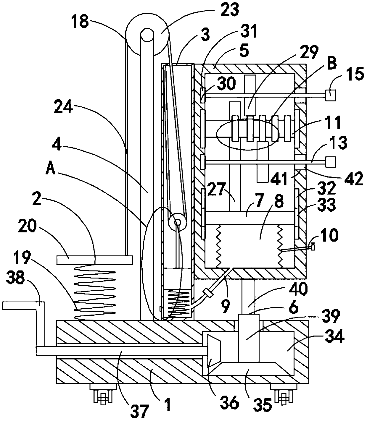 Quick disassembling machine for nuts for automobile wheel hubs